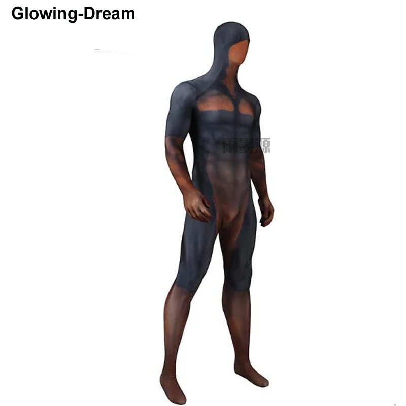 Glowing-Sogno di Alta Qualità Doberman Stampato Spandex PETSUIT Costume di Cosplay Animal Costume