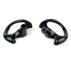 Two Way Radio 3 Pairs White Or Black Silicone Soft Earbud for Walkie Talkie Covert Acoustic Tube Earpiece Small/Middle/Large