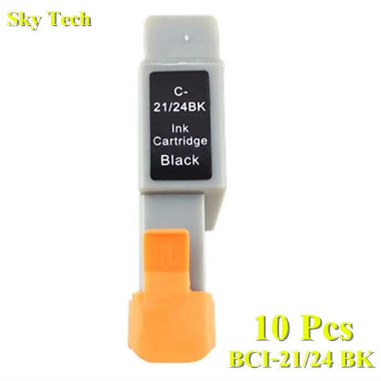 10X BCI21/24 BK Compatible Ink Cartridge For Canon C21/24 BK For Canon iP1000 iP1500 iP2000 MP110 MP130 MP360 MP370 MP390 MPC190