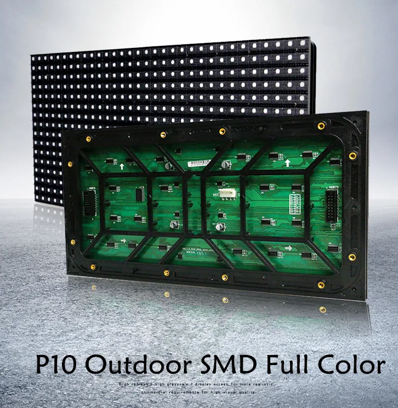 P10 Outdoor SMD RGB Full Color Led Display Video Module 320x160mm, 1/4 Scan DIY LED scherm Waterdichte Smd 3535 RGB led panel