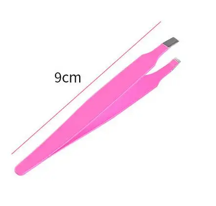 Augenbraue Forcep Pinzette Schönheit Werkzeuge Make-Up Pinzette Flache Spitze Für Falsche Wimpern Haarentferner Clip Gesichts Gesicht Nase Werkzeug Verkauf