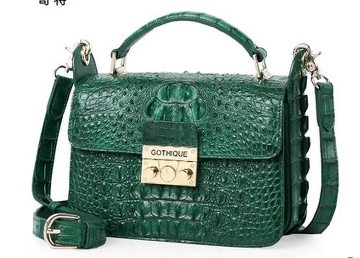 

100% genuine crocodile skin leather women handbag, Crocodile Skin Small Size Women Shoulder /Cross Body Bag