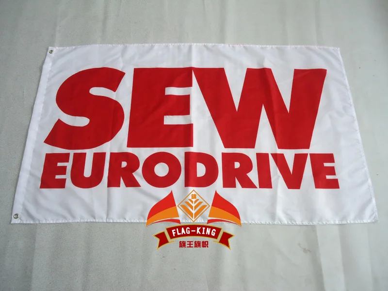 

sew eurodrive LOGO flag,90*150CM polyester sew eurodrive banner