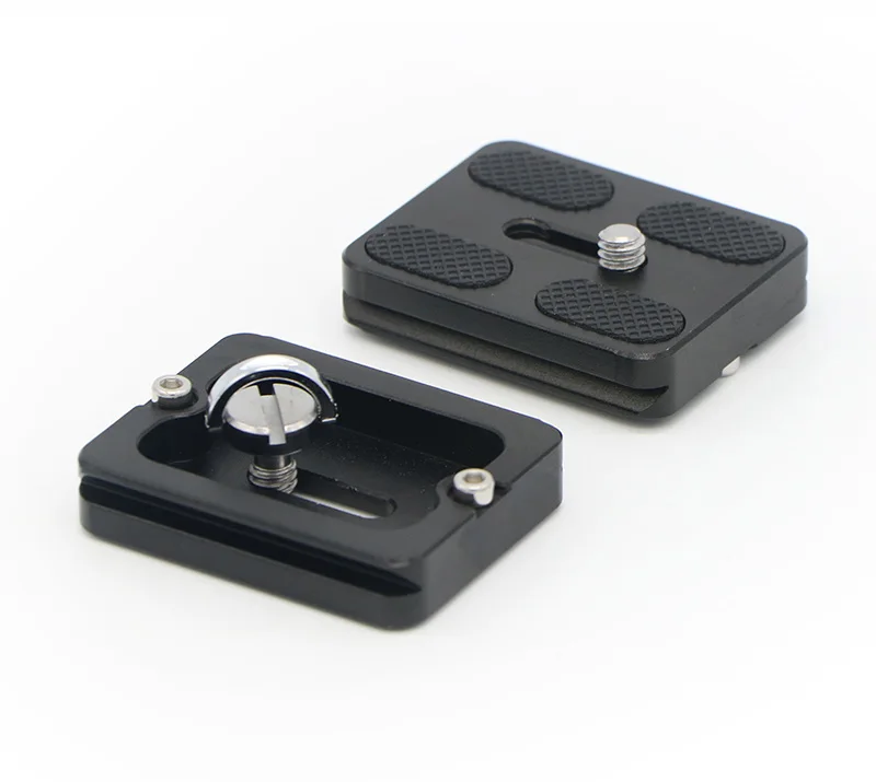 

10PCS PU-50 Metal Quick Release Plate for Benro B0 B1 B2 J1 N1 Tripod Ballhead Arca Swiss Black