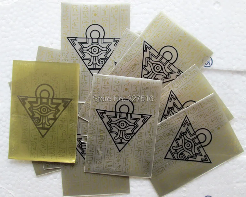 10 paczek/dużo (500 sztuk) yu-gi-oh! Cosplay Yugioh Millennium Puzzle Anime karta gier planszowych rękawy karty bariery etui ochronne na karty — zdjęcie 5