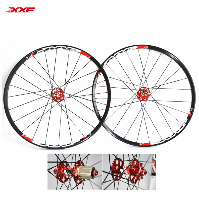 Mountain Bike Aluminum Wheelset, Quick Release Skewer, Ultralight Wheels, 24H Holes, 1620g per Pair, Newest