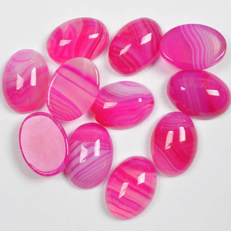 18x13MM Red Veins Agate Oval CAB Cabochon Jewelry For Woman Gift Bead (10 pcs/lot) H016