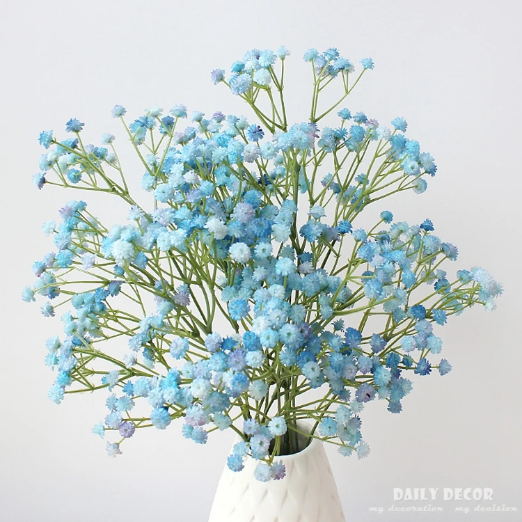 

wholesale Hi-Q real touch felt soft silicone artificial baby's breath flower wedding fake latex babybreath / Gypsophila 10pcs