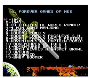 FOREVER DUO GAMES DARI Kartrid Game NES 852 in 1 (405+447) untuk Konsol NES, total 852 game Chip Flash 1024MBit sedang digunakan 12 penjualan terbaik nes nintendo - №