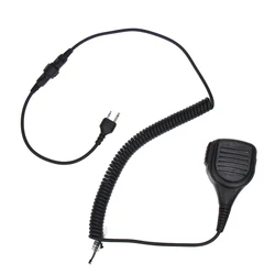 Walkie Talkie Speaker Mic Portable Handheld 2-pin Shoulder Remote PTT For Midland Two Way Radio GXT550/650 GXT1000 GXT1000VP4