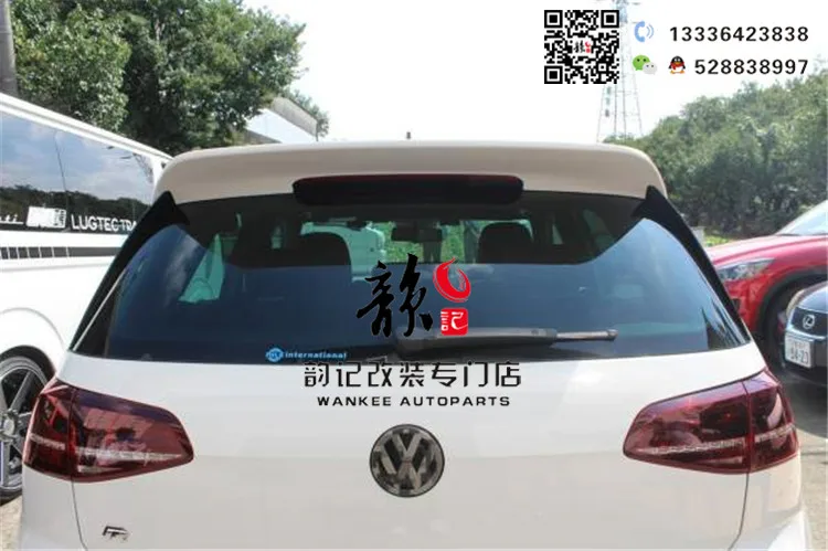 Fit for  Volkswagen Golf 7 Golf7 GTI high seven R converted Reife tail ABS  top wing spoiler