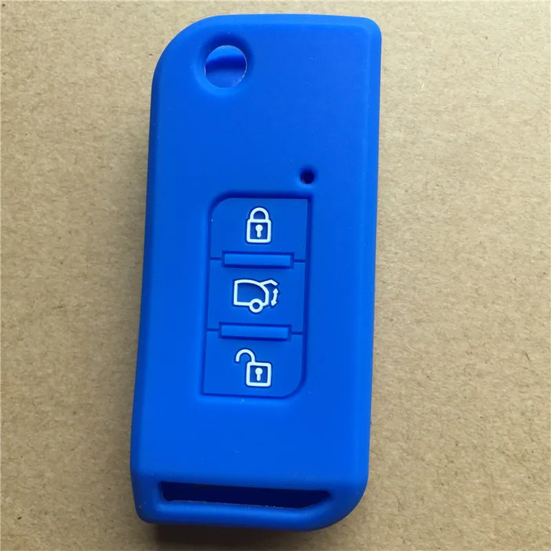 3 BUTTON Silicone key Case Cover  for MAHINDRA key  case cover