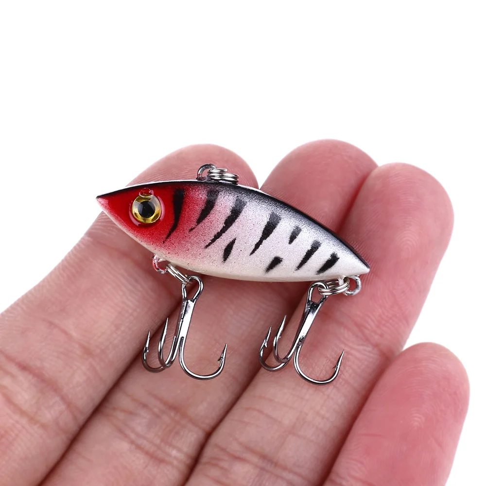 Pesca Mini Vib Lure 4Cm-2.75G-10# Hard Crankbait Wobbler Isca Artificial Peche Salmo Slow Sinking VIB Baits Pesca Leurre