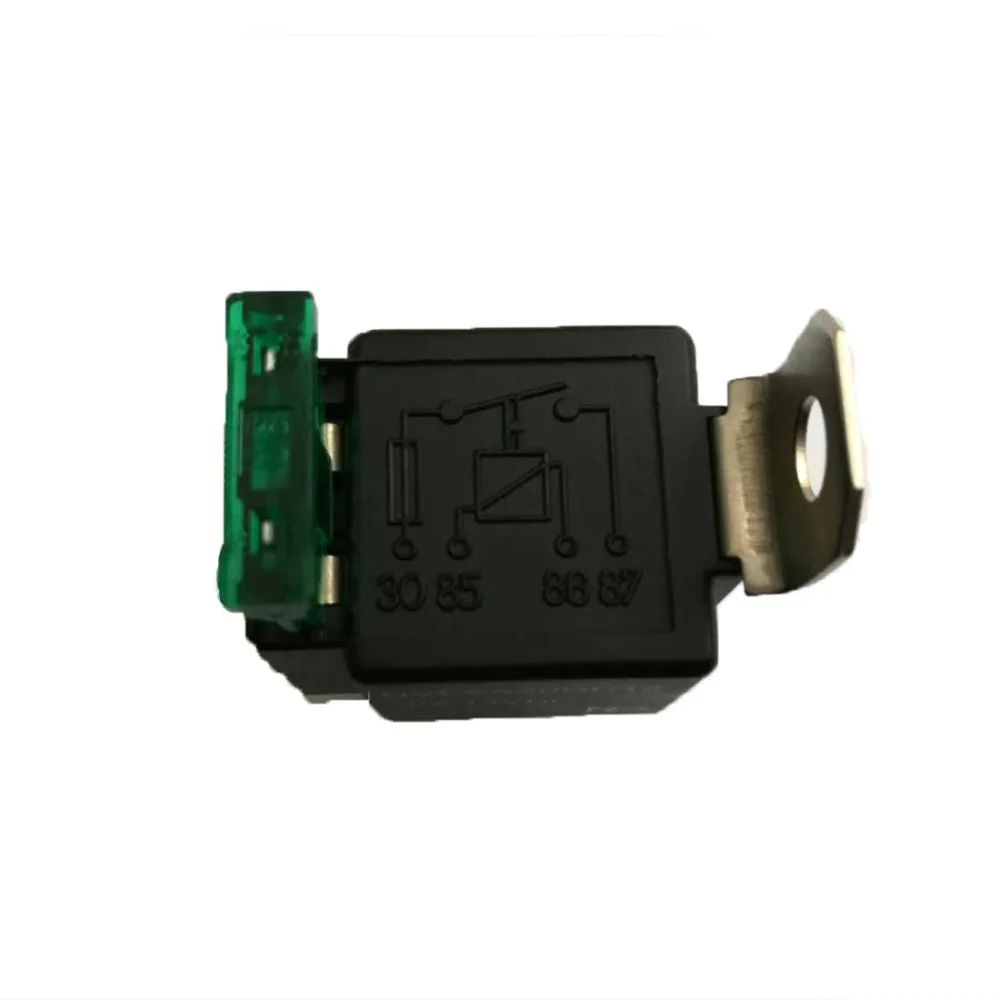 1PC 4 Pin Car Automotive Relay with Iron back+30A Medium Fuse