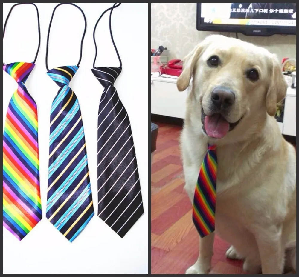 10pc/lot 2016 Big sale Large Dogs Ties Neckties For  Pet Dog Grooming Supplies