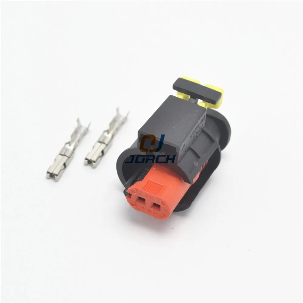 2sets 2Pin waterproof sensor VVT plugs auto cam into the exhaust solenoid valve harness connector 284556-1