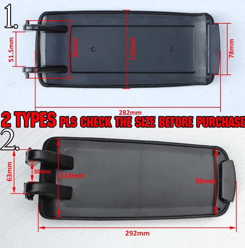 Fit For Audi A4 S4 B6 B7 A6 C6 Center Console Armrest Storage Box Lid Cover Car Pad Shell 2000 -2002 2003 2004 2006 2007 2008