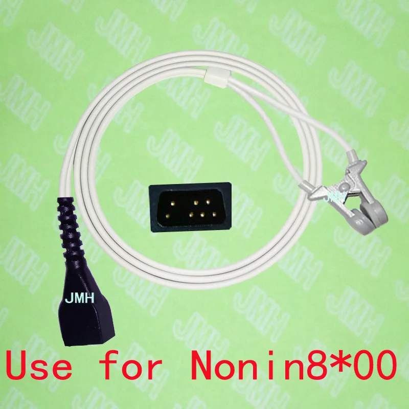 

Compatible with Nonin 8500,8600,8700, 8800 Pulse Oximeter monitor, Child and Adult ear clip spo2 sensor.