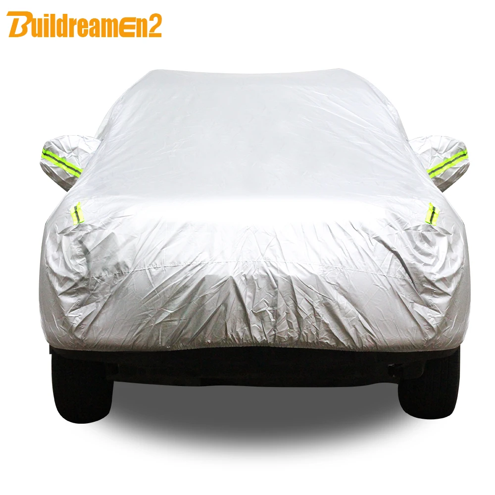 

Buildreamen2 SUV Cover Car UV Anti Rain Outdoor Sun Snow Dust Resistant Scratch Cover Waterproof Dustproof For Toyota Highlander