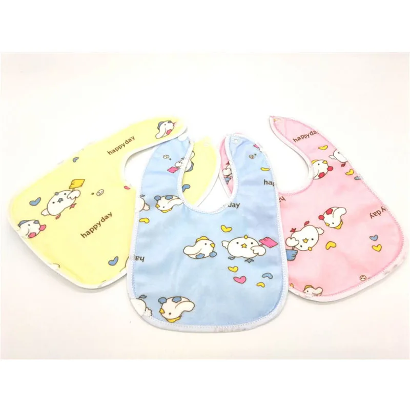 1pc Baby Bibs Bandana Waterproof 100% cotton Free delivery of disposable products towel cartoon Boys Girls accessories clothing