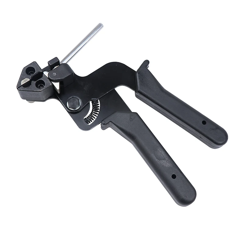 width 12mm thickness 0.3mm Tighten stainless Steel Cable Tie Gun with Cutter Fasten Tool plier bundle for Crop