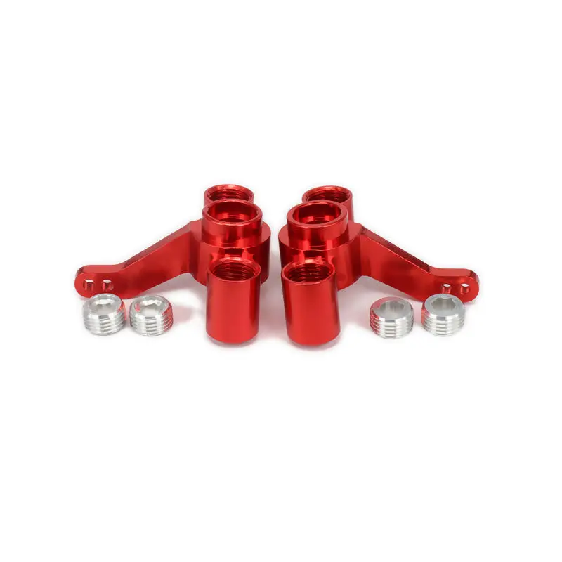 2Pcs โลหะผสมอลูมิเนียม (L/R) knuckles 511484สำหรับ Mobil Rc 1/10 FS รถบรรทุก Buggy 53810อัพเกรด Hop-Up Parts