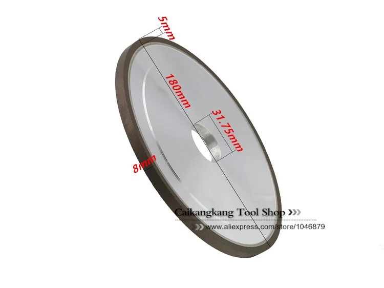 100%-180*31.75*5*8mm concentration. Diamond grinding wheel. Slotted purposes. Resin wheel. Grinding wheel.