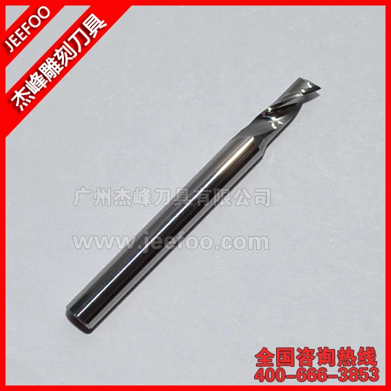 

4*3.5*8mm One Flute Sprial Cutter for Aluminum / Aluminum End Mill Bits, Spiral Cutters, Engraving Router Bits