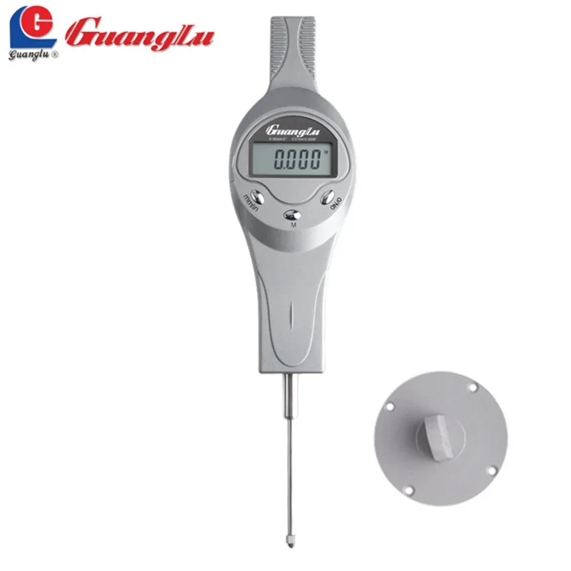 GUANGLU Digital Dial Indicator 0-50mm/0.01 Dial With Lug Gauge Centimeter LCD display Aluminum Shell Measuring tool