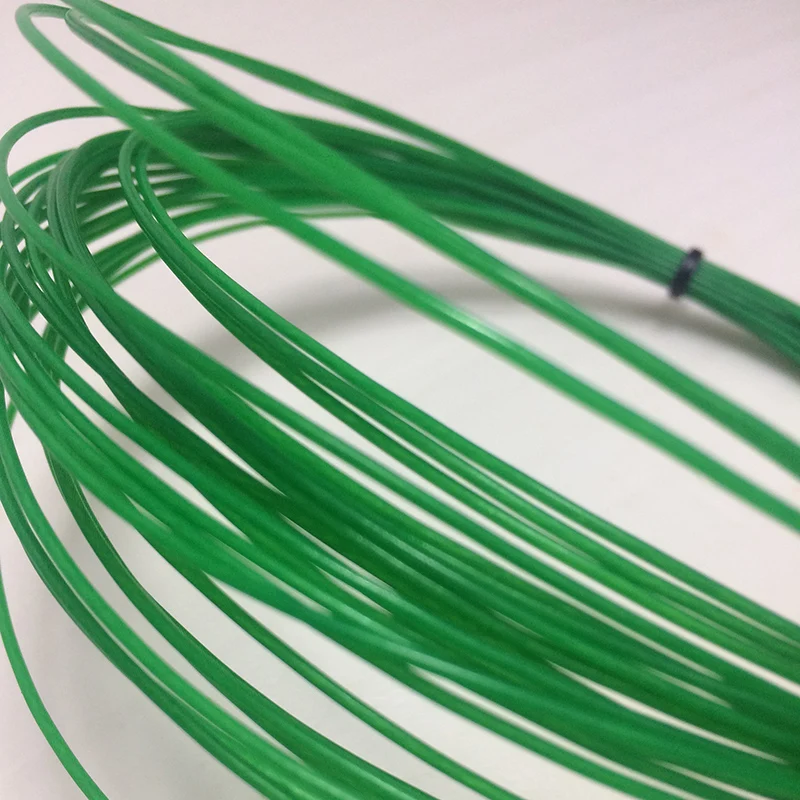 10 m/stk FANGCAN 1.20 MM/18 Gauge SEMI-GUT Nylon Squash String voor Squash Racket Groene Kleur