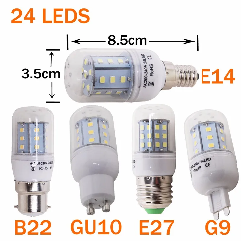 LED Bulb 220v E27 E14 LED candles Filament light Clear Glass Vintage Lamp240v AC Indoor Decorative lighting