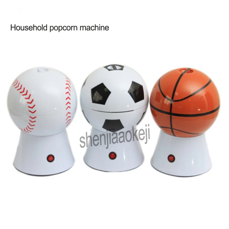 Electric Mini volleyball football basketball DIY MINI Popcorn Machine Popcorn Maker Creative Home popcorn machine 110-240v 1pc