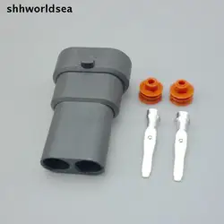 Shhworldsea 9005 & 9006 HB3 & HB4 männlichen kunststoff stecker halter dichtung und terminal lampenfassung hid DIY