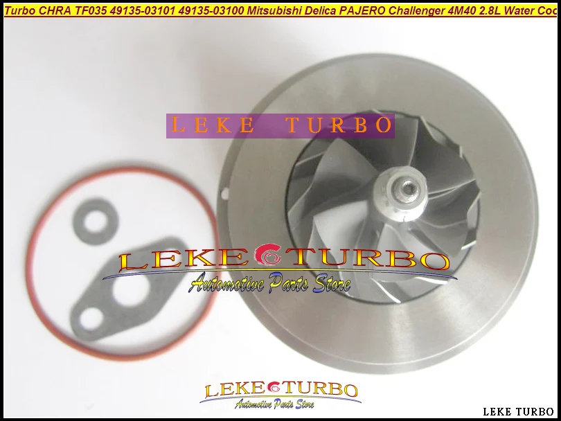 

TURBO Cartridge CHRA TF035 49135-03101 49135-03100 Water Cooled Turbocharger For Mitsubishi PAJERO Delica Challenger 4M40 2.8L D