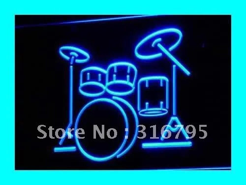 i230 My Band Room Drum Music Instruments Light Signss On/Off Switch 20+ Colors 5 Sizes