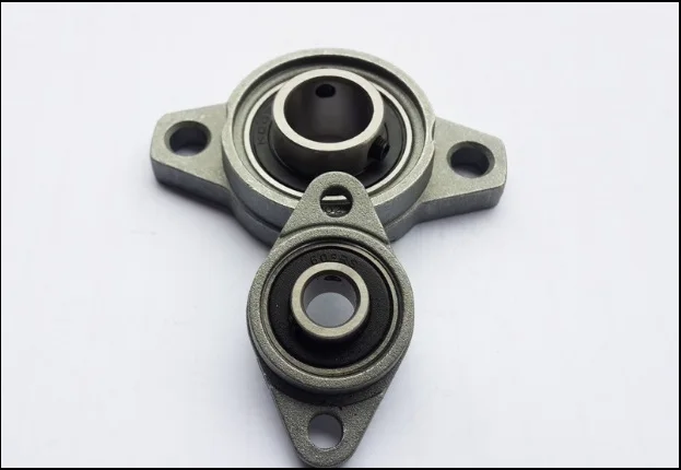 

50pcs/lot KFL003 FL003 17mm zinc alloy bearing units pillow block bearings 17 mm flange block bearing