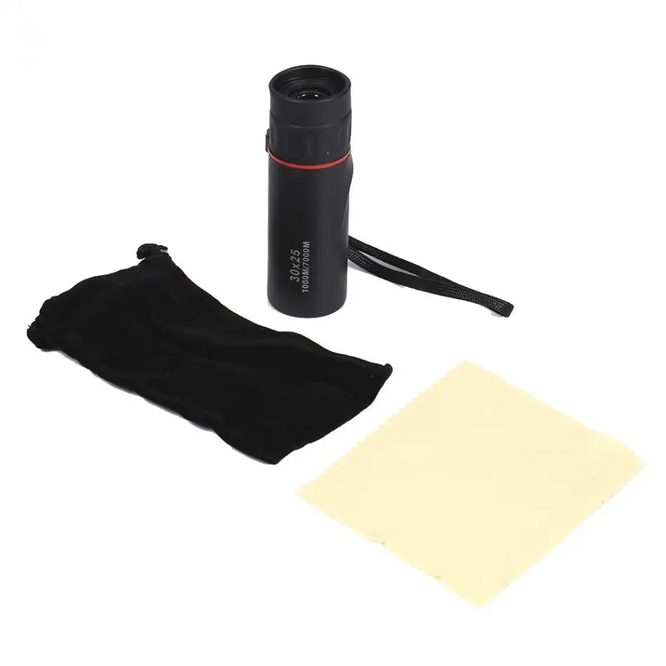 Zacro High Definition Monocular Telescope 30X25 Waterproof Mini Portable Military Zoom 10X Scope For Travel Hunting