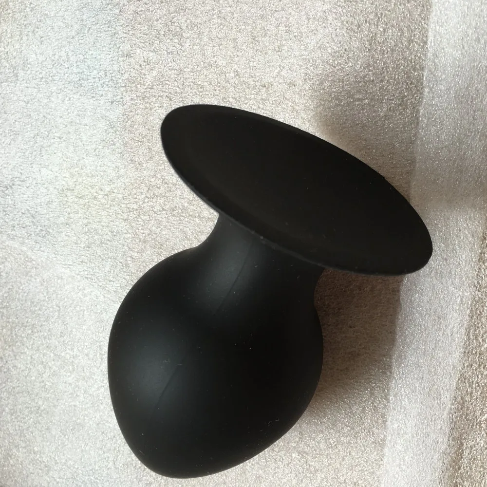 Black Silicone 2.8inch Diameter Large Butt Plug Huge Anal Plug,Unisex Super Big Anal Dilator Anus Training Sex Toys,Sex Products image 5