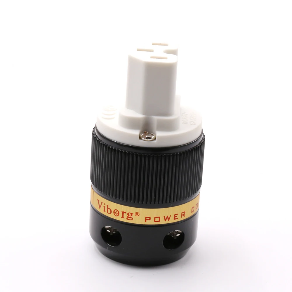 100 ピースビボル VF535 99.998% 赤銅 Iec メス Iec コネクタ Diy の電源コード