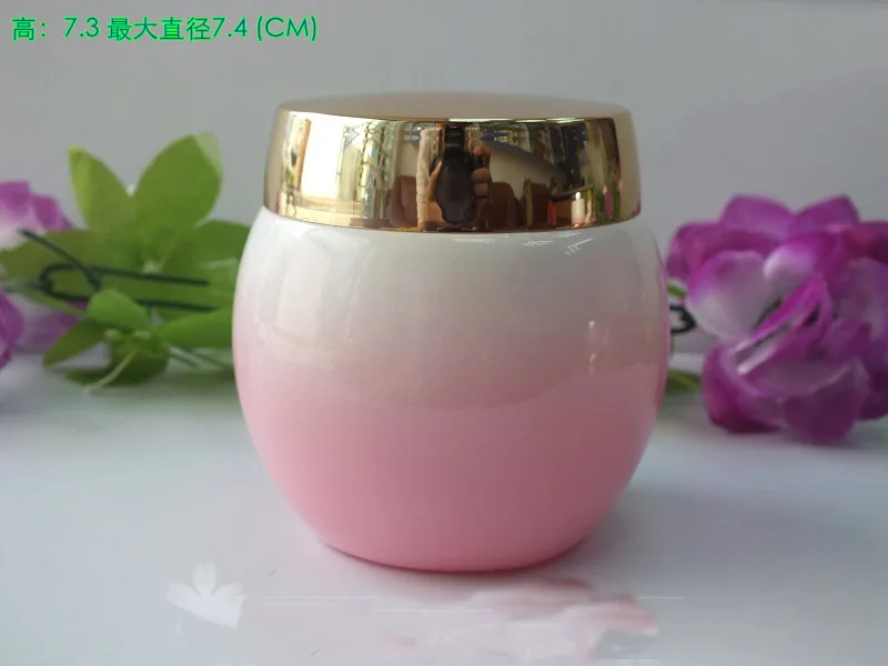

100pcs 120G high-grate glass cosmetics empty bottles for sale ,120 g glass mask body cream jar, 4oz glass jar with golden lid