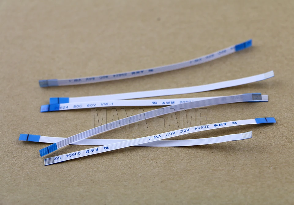 100 Buah/Lot untuk Playstation 3 PS3 Ramping 3000 Kabel Fleksibel Sakelar Daya 6in Kabel Pita Datar Fleksibel OCGAME