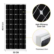 18V 100W Waterproof Solar Panel for 12V #4
