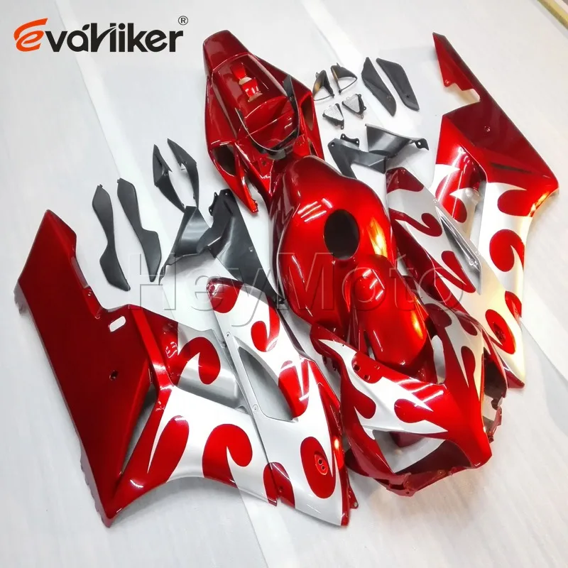 ABS motorcycle fairing for CBR1000RR 2004 2005  red flames CBR 1000 RR 04 05 motorcycle bodywork kit Injection mold