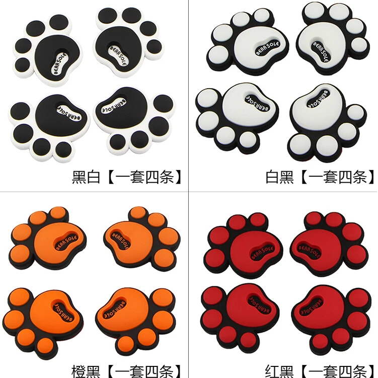 Car-Styling Animal Dog Bear Footprint Decal Stickers For Land Rover Range Rover Evoque Freelander Discovery