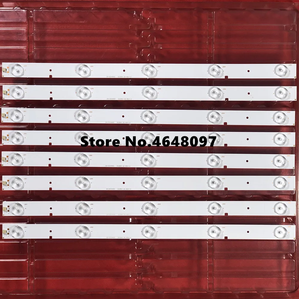 

Комплект из 8 светодиодных лент для подсветки для AKAI 50 дюймов AKTV500 MS-L0967-L V2 V3 V4 R72-50D04-017-13 21MQ300D