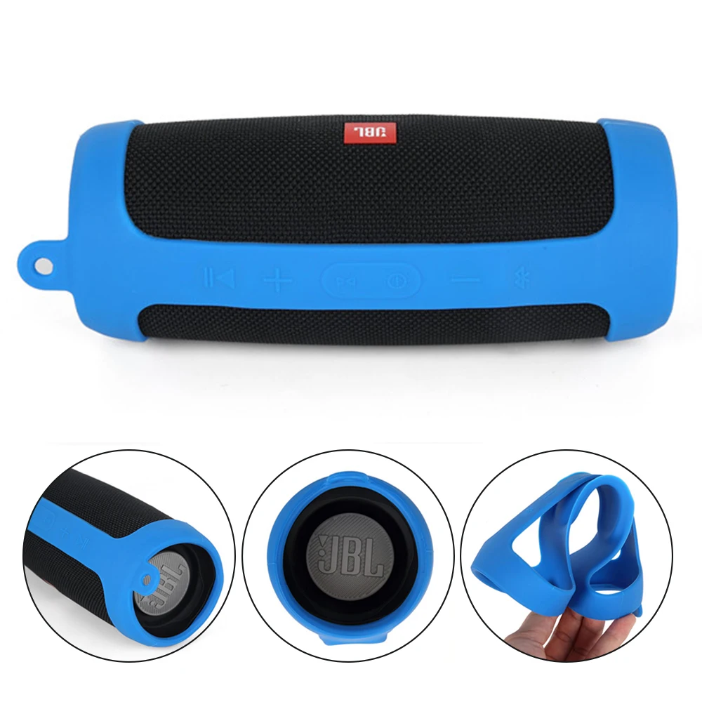 New Silicone Protective Shell Column Speaker Case for JBL Charge 3 Bluetooth Speakers Cover for JBL Charge3 Soft Protector Case