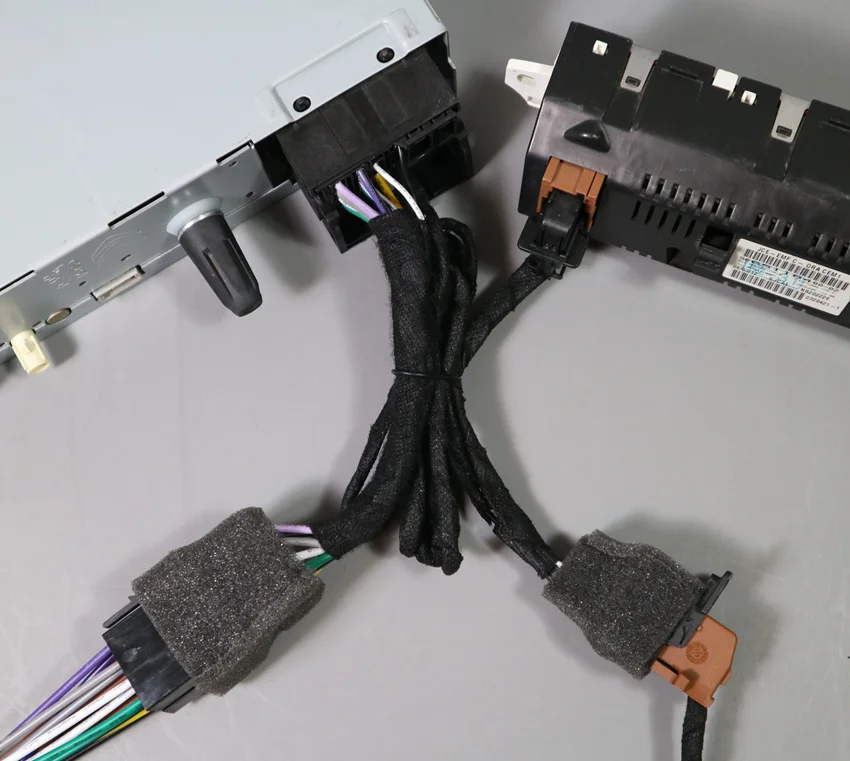 For Peugeot Citroen CD Radio plug adapter harness adapter for RD4 RD43 RD45 socket plug harness iso
