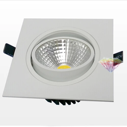 

10w led cob AC85~265V White shell Cold/Warm white 10w Outdoor lighting Cob led downlight led lights for home decoration