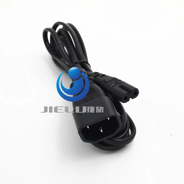 10PCS C14-C7,IEC320 C14 Male Plug To IEC320 C7 Female Power Extension Cable Cord  2 * 0.75 square PDU Server Port