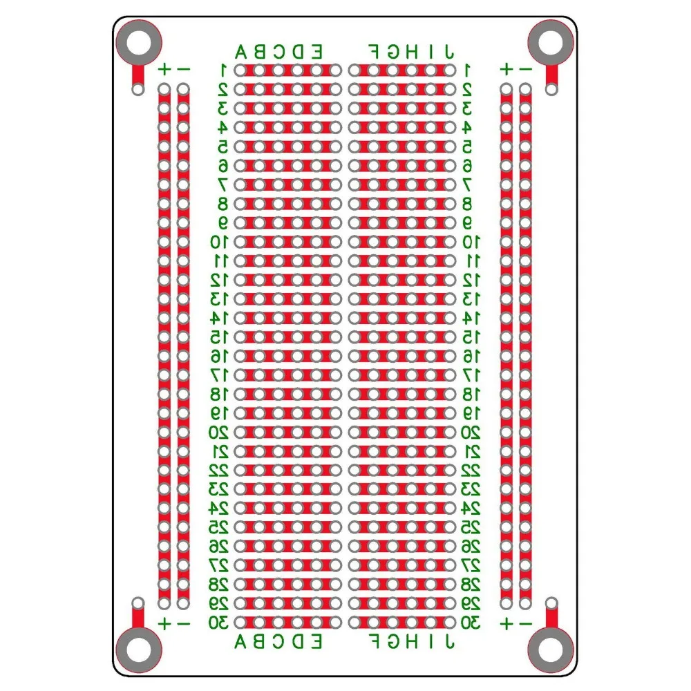 Electronics-Salon Solderable Breadboard Proto Board PCB DIY Kit for Raspberry Pi 2/3 Model A B A+ B+ ZERO